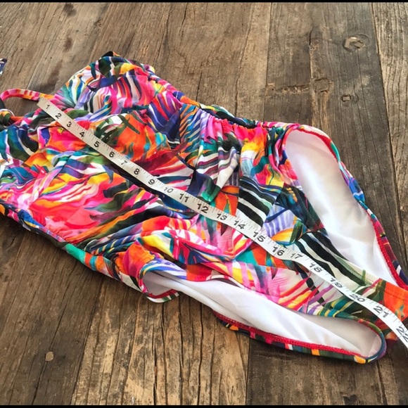 Ralph Lauren Tropical Print One Pc Swimsuit SZ 6 - Picture 8 of 8